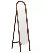 Pastatomas veidrodis CHELLES 150 cm Paulovnijos mediena tamsiai rudas
