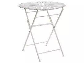 Bistro stalas PAVIA 71 cm 71 cm Metalas, balta