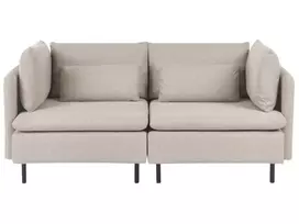 Dvivietė modulinė sofa EGERIS, smėlio spalvos
