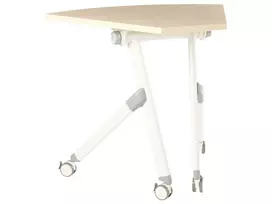 Sulankstomas kampinis stalas BENDI šviesiai rudas 90 cm 64 cm