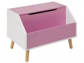 Žaislų dėžė CASPER 43 cm rausva