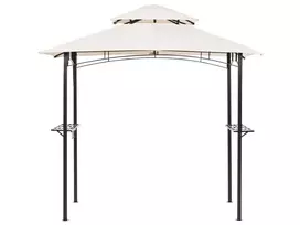 Sodo paviljonas NARO Metal 240 cm 148 cm smėlio spalvos
