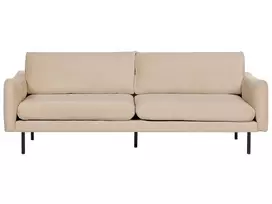 Trivietė sofa VINTERBRO, smėlio spalvos veliūras