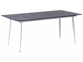 Sodo stalas TOLENTINO 180 cm 90 cm akmens imitacija pilkas