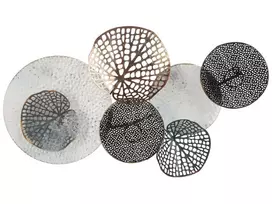 Sieninė dekoracija RHODIUM metalinė 40 cm spalvota
