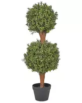 Dirbtinis augalas BUXUS BALL TREE 92 cm Žalias
