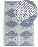Kilimas DATCA Mėlynas 160 x 230 cm Vilnonis