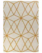Kilim MARAND geltonas 160 x 230 cm medvilninis