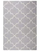 Kilimas SILVAN šviesiai pilkas – 160 x 230 cm – vilna