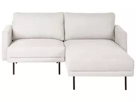 2 vietų kairinis kampas BREDA, šviesiai smėlio spalvos