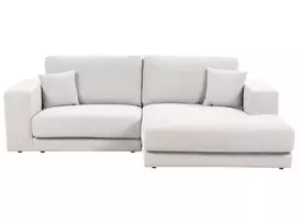 Trivietė kampinė sofa LOFOTEN kreminės spalvos kairinė
