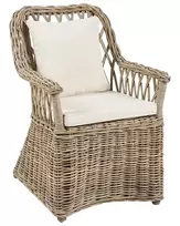 Sodo fotelis MAROS II Rattan natūralus