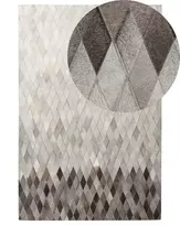 Kilimas MALDAN smėlinės spalvos 160 x 230 cm natūrali oda