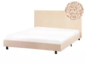 Lova Boucle ALBI 140 x 200 cm smėlio spalvos
