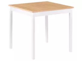 Valgomojo stalas BATTERSBY šviesus ąžuolas 80 cm 80 cm