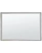 Vonios veidrodis su LED apšvietimu ARGENS 80 cm 60 cm sidabrinis