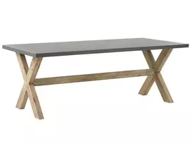 Sodo stalas OLBIA 200 cm 100 cm betono spalvos