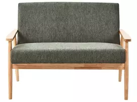 Dvivietė sofa ESRUM šviesiai ruda/žalia