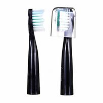 Oromed Oro-Sonic Basic Black dantų šepetėlio keičiamos galvutės, 2 vnt.