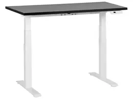 Elektriškai reguliuojamas stalas DESTINES juodas/baltas 120 cm 72 cm