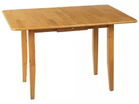 Išskleidžiamas valgomojo stalas MASELA rudas 90/120 cm 60 cm medinis