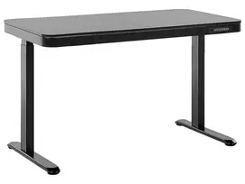 Elektroniškai reguliuojamas stalas KENLY juodas 120 cm 60 cm su USB jungtimi