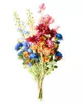 Dirbtinių gėlių puokštė GRADIL 75 cm spalvota