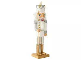 Dekoracinė figūrėlė LJUNGAN riešutų gliaudyklė 37 cm balta