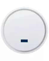 Vonios veidrodis su LED apšvietimu BROGNON 60 cm, integruotas „Bluetooth“ garsiakalbis, sidabrinis