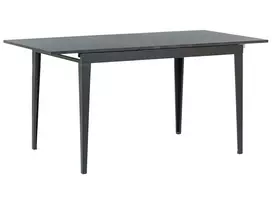 Išskleidžiamas valgomojo stalas NORLEY Juodas 120/160 cm 80 cm