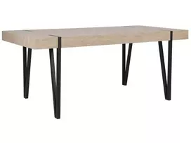 Valgomojo stalas ADENA šviesiai rudas 180 cm 90 cm