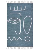 Lauko kilimas YAVU mėlynas 80 x 150 cm