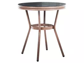 Bistro staliukas RIFREDDO 70 cm Grūdintas stiklas Pilkas
