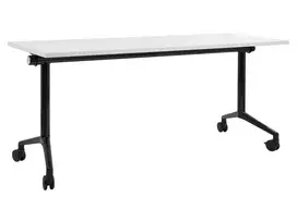 Sulankstomas rašomasis stalas CAVI Baltas 160 cm 60 cm su ratukais