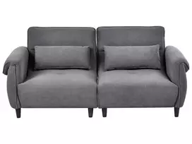 Trivietė sofa WETLAN tamsiai pilka
