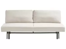 Trivietė išskleidžiama sofa ROYKKA, kreminė balta
