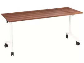 Sulankstomas rašomasis stalas CAVI, tamsiai rudas, 160 cm x 60 cm