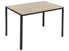 Valgomojo stalas NEWFIELD šviesiai rudas 120 cm 80 cm