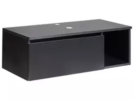 Pakabinama vonios spintelė po praustuvu RUPANCO 80 cm juoda