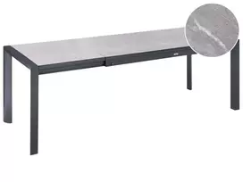 Išskleidžiamas sodo stalas BINASCO 160/220 cm 90 cm akmens imitacijos pilkas