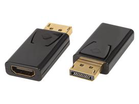 Jungtys // Different Audio, Video, Data connection plug and sockets // 92-155# Przejście hdmi gniazdo hdmi-wtyk display port
