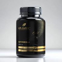 VH.Nutra Gold Vitamīnas E - 60 kapsulių