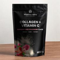 VH.Nutra kolagenas + vitaminas C - braškių skonio 400 g