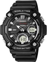 Laikrodis CASIO AEQ-120W-1A. Kvarkovinis, spalvotas jodas. Vyriška.