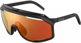 BOLLE CHRONOSHIELD Juodas Matte Phantom Brown Raudona Photochromic sportiniai saulės akiniai