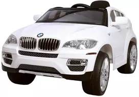 Vaikiškas elektromobilis BMW X6, baltas