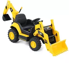 Akumuliatorinis ekskavatorius CAT Backhoe, geltonas