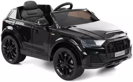 Vaikiškas elektromobilis Audi Q7, juodas