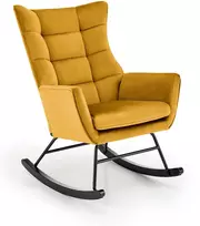 Fotelis BAZALTO char mustard