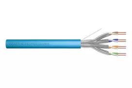DIGITUS Cat.6A, U/FTP, B2ca, AWG 23/1, LSOH, 500m, Blue, Reel